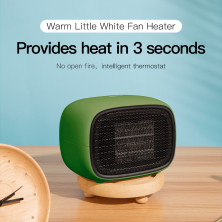 Тепловентилятор Baseus Warm Little White Fan Heater 500W Зелёный