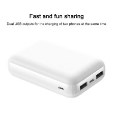 УМБ Baseus Mini JA 10000mAh 2.1А Белый