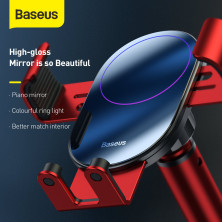 Автодержатель для телефона Baseus Simplism Gravity на торпедо Красный