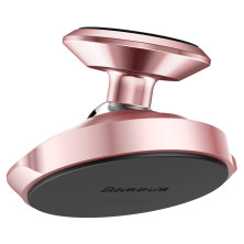 Автотримач для телефону магнітний Baseus Small Ears на торпедо Золотисто-Рожевий