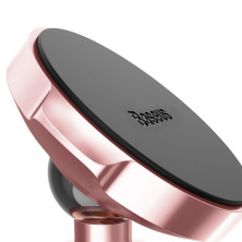 Автотримач для телефону магнітний Baseus Small Ears на торпедо Золотисто-Рожевий