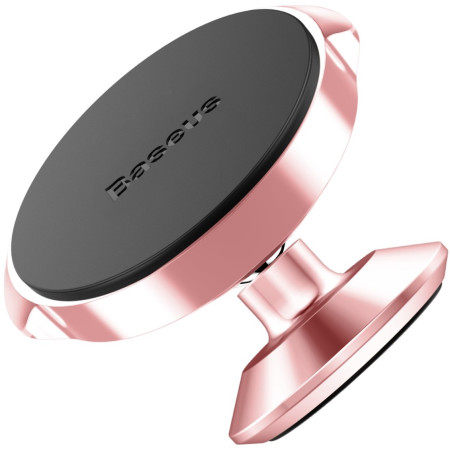 Автотримач для телефону магнітний Baseus Small Ears на торпедо Золотисто-Рожевий