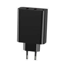 Сетевое зарядное устройство Baseus PPS three output quick charge QC4.0+PD3.0 60W 2USB+Type-C 6A Черный