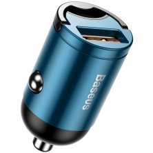 Автомобільний зарядний пристрій Baseus Tiny Star Mini QC 3.0 30W USB 5A Блакитний