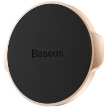 Автодержатель для телефона магнитный Baseus Small Ears плоский на торпедо Золотистый