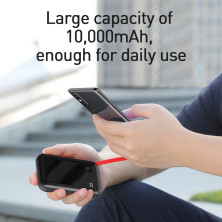 УМБ Baseus Mini S 10000mAh 15W 3A з технологією QC3.0 + PD3.0 і Type-C кабелем Чорний