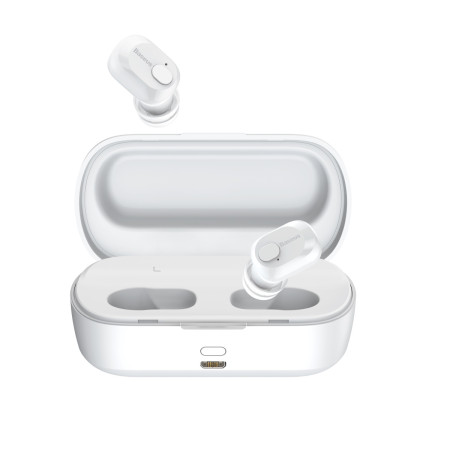 Бездротові TWS Bluetooth навушники Baseus Encok W01 Білий