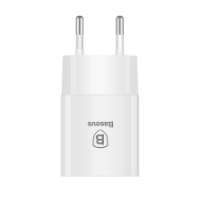 Сетевое зарядное устройство Baseus Letour Charger USB 2.1A 10.5W Белый