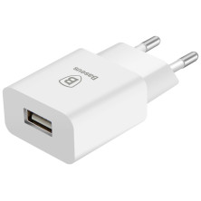 Мережевий зарядний пристрій Baseus Letour Charger USB 2.1A 10.5W Білий