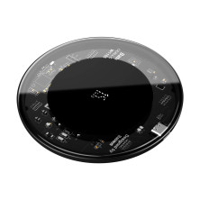 Беспроводное зарядное устройство Baseus Simple NEW Wireless Charger с технологией Qi 15W Прозрачный