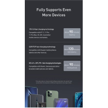 Сетевое зарядное устройство Baseus Speed PPS QC3.0+PD3.0 30W VOOC USB+Type-C 5A + Кабель VOOC Type-C to Type-C 5A 1м Белый