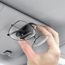 Автодержатель для очков Baseus Platinum Eyewear Clip на торпедо Черный
