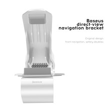Автодержатель для телефона Baseus Mouth Car на приборную панель Белый