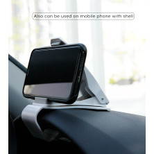 Автодержатель для телефона Baseus Mouth Car на приборную панель Белый