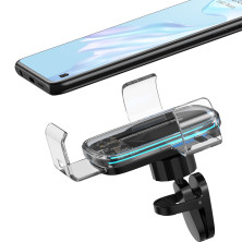 Беспроводное автомобильное зарядное устройство Baseus Explore 2in1 с технологией Qi 15W 2A Прозрачный