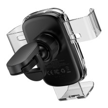 Беспроводное автомобильное зарядное устройство Baseus Explore 2in1 с технологией Qi 15W 2A Прозрачный