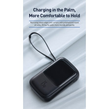 УМБ Baseus Q Pow 10000mAh 15W 3A с технологией QC3.0+PD3.0 и iP кабелем Черный