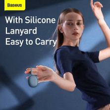 Бездротові Bluetooth навушники Baseus Encok TWS W05 з функцією бездротової зарядки Qi СинІй