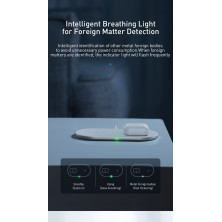 Беспроводное зарядное устройство Baseus Simple 2in1 For Phone+Pods Pro с технологией Qi 15W 2A Белый