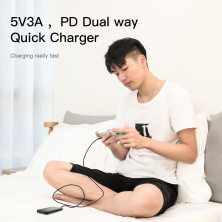 УМБ Baseus Mini S Digital Display 10000mAh 15W з технологією PD Чорний