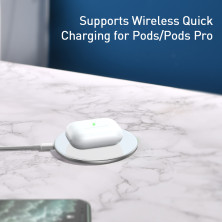 Беспроводное зарядное устройство Baseus Simple NEW Wireless Charger с технологией Qi 15W Белый