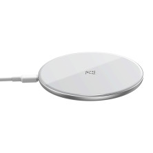 Беспроводное зарядное устройство Baseus Simple NEW Wireless Charger с технологией Qi 15W Белый