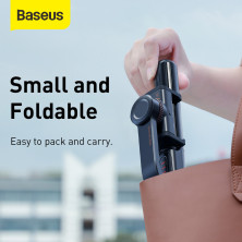 Селфи-монопод Baseus Lovely Uniaxial 3in1 с функцией штатива стабилизатором и пультом Bluetooth Черный