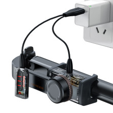 Селфи-монопод Baseus Lovely Uniaxial 3in1 с функцией штатива стабилизатором и пультом Bluetooth Черный