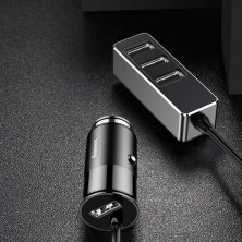 Автомобильное зарядное устройство Baseus Enjoy Together 4 USB 5.5A Черный