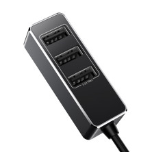Автомобильное зарядное устройство Baseus Enjoy Together 4 USB 5.5A Черный