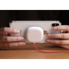 Бездротовий зарядний пристрій Baseus Suction Cup з технологією Qi 10W 2A MAX Білий