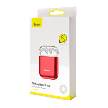 Чехол Baseus Shining hook Case для Apple AirPods/AirPods 2 Красный