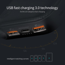 УМБ Baseus Powerful 20000mAh 18W з технологією QC3.0 + PD3.0 Чорний