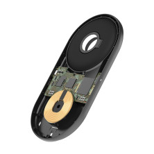 Беспроводное зарядное устройство Baseus Planet 2in1 с технологией Qi 10W MAX и адаптером 24W QC3.0 Черный