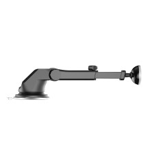 Автодержатель для телефона магнитный Baseus Solid Series Telescopic на торпедо Серебристый
