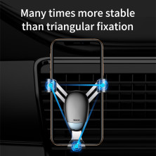 Автодержатель для телефона Baseus Mini Gravity Holder Черный