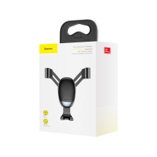 Автодержатель для телефона Baseus Mini Gravity Holder Черный