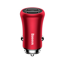 Автомобильное зарядное устройство Baseus Gentleman 2USB 4.8A Красный (CCALL-GB09)