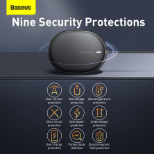 Беспроводное зарядное устройство Baseus Light Magnetic с технологией Qi 15W 2A Черный