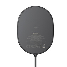 Беспроводное зарядное устройство Baseus Light Magnetic с технологией Qi 15W 2A Черный