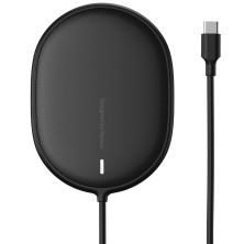 Бездротовий зарядний пристрій Baseus Light Magnetic з технологією Qi 15W 2A Чорний