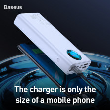 УМБ Baseus Amblight 30000mAh 33W с технологией QC3.0+PD3.0 Белый