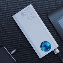 УМБ Baseus Amblight 30000mAh 33W с технологией QC3.0+PD3.0 Белый