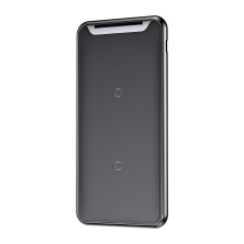 Беспроводная зарядка-подставка для телефона быстрая Baseus Three-coil Wireless Charging Pad Qi 10W Черная
