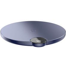 Бездротовий зарядний пристрій Baseus LED Display Wireless Charger з технологією Qi 10W Синій