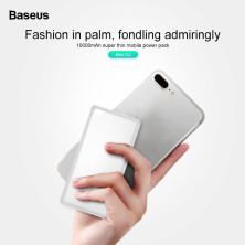 УМБ Baseus Mini Cu 10000mAh 2.1А Білий