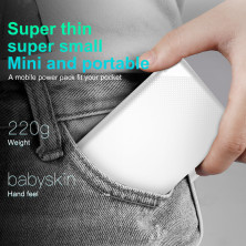 УМБ Baseus Mini Cu 10000mAh 2.1А Білий
