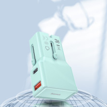 Сетевое зарядное устройство Baseus Universal Conversion PPS QC3.0+PD3.0 18W USB+Type-C 3A Универсальное Голубой