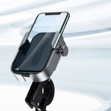 Мото-вело держатель для смартфона Baseus Armor Motorcycle Holder Серебристый