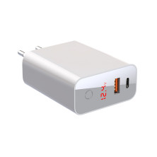 Сетевое зарядное устройство Baseus Speed PPS Intelligent Power-off QC4.0+PD3.0 45W USB+Type-C 6A Белый